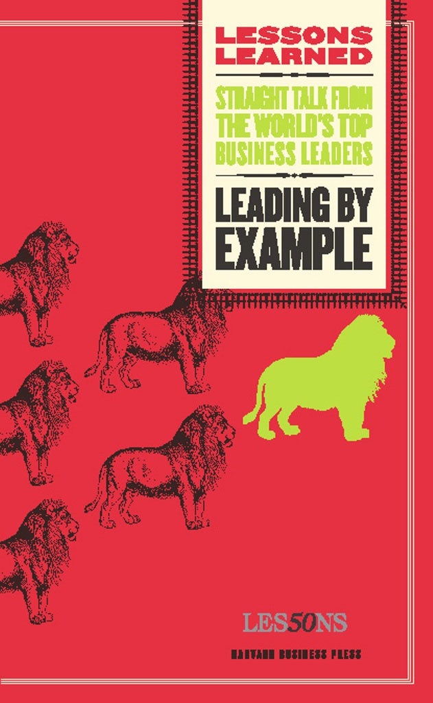 Book cover image for Leading by Example ISBN: 9781422162088